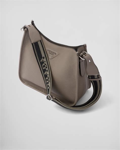 prada clay gray bag|Clay Grey Leather Bag .